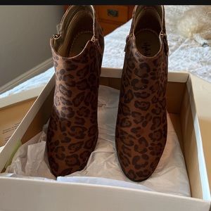 Style & Co Leopard 🐆 Booties brand new SOLD